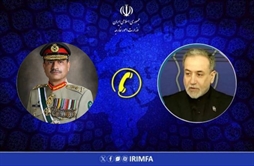 I.R. Iran, Ministry of Foreign Affairs- Iranian FM Pakistani Army Chief hold phone talks